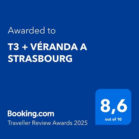 Apartamento T3 + Véranda A Estrasburgo